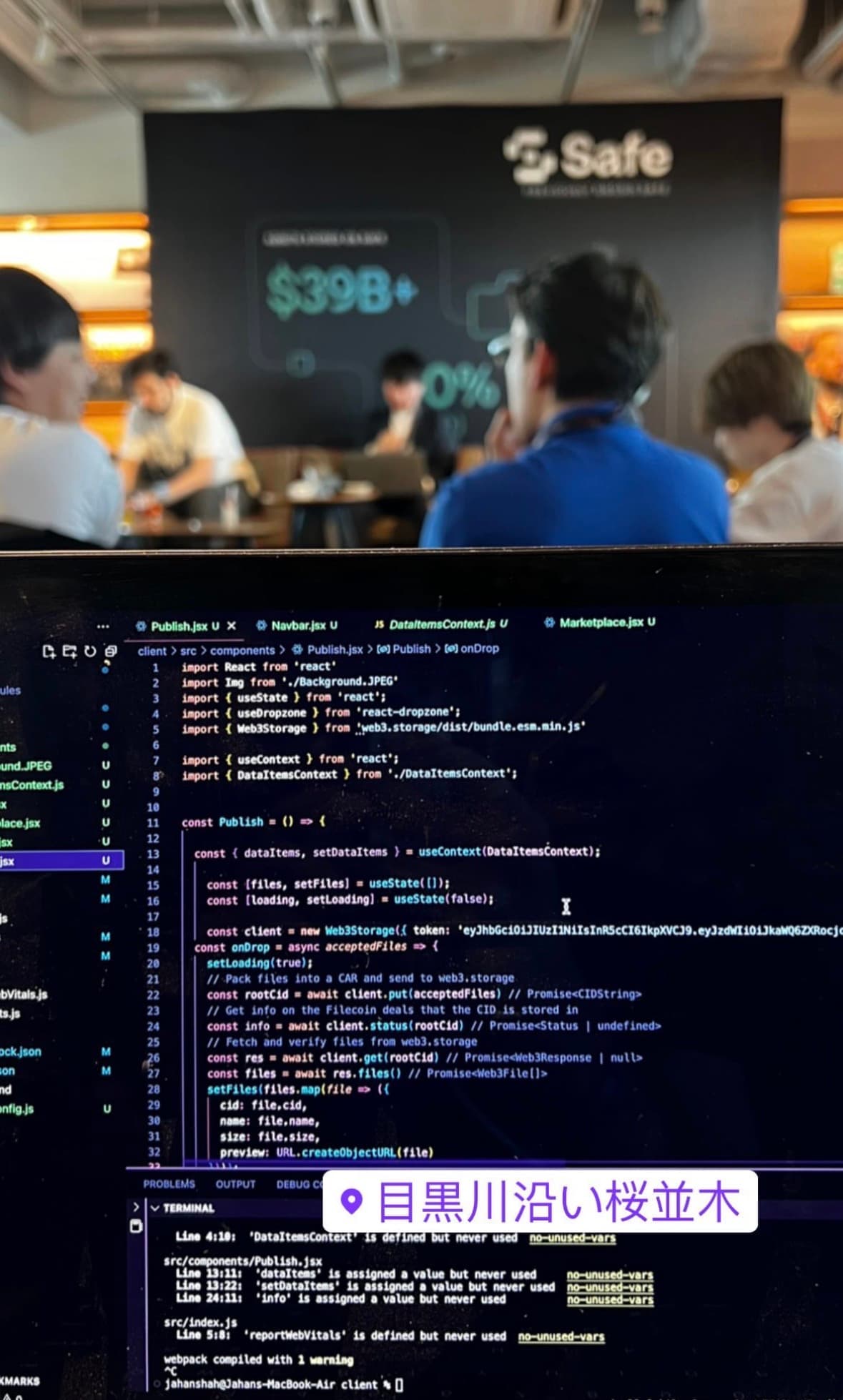 Building at a hackathon